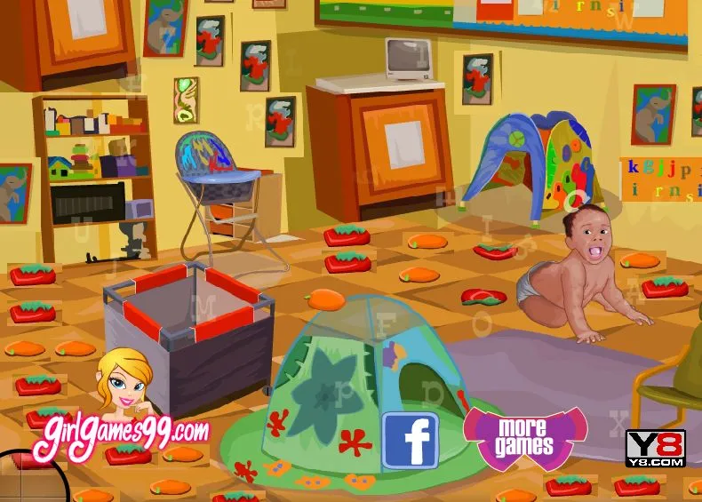 Big Baby's Room Hidden Letters