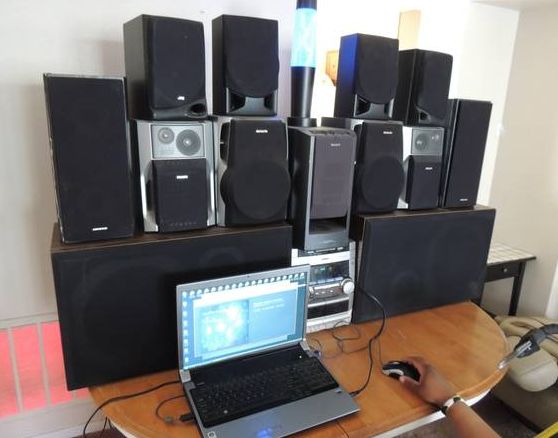wall of sound speakers - $250 thumbnail 2