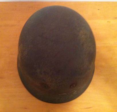 wwii m38 et66 german paratrooper/fallschirmjager helmet! - $6,500 thumbnail 2
