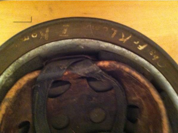 wwii m38 et66 german paratrooper/fallschirmjager helmet! - $6,500 thumbnail 3