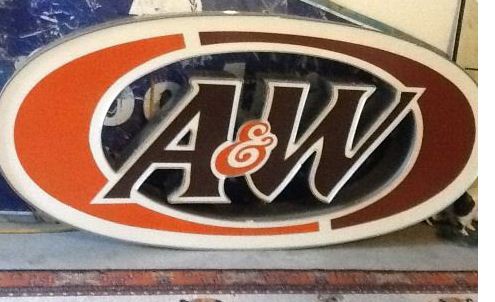 vintage a&w sign - $350 thumbnail 2