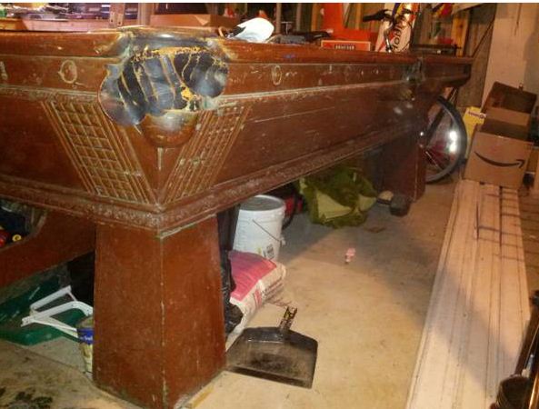 1890's pool table union league - $700 thumbnail 2