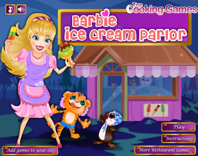 Barbie Ice Cream Parlor