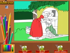 Snow White Coloring Game