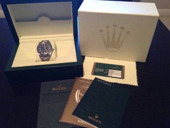 rolex explorer 1 39mm 2010 g serial black face men's watch - $5,300 thumbnail 2