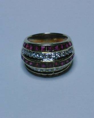 2 diamond and ruby rings with appraisals - $6,500 thumbnail 3