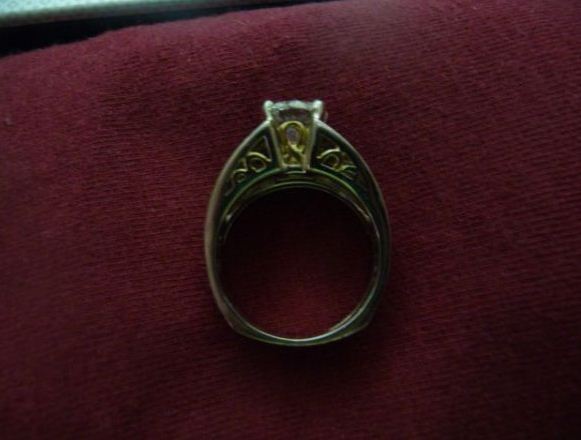 fabulous center stone, 1.54ct, wedding set - $8,950 thumbnail 2