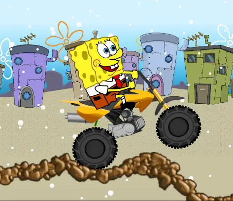 Spongebob Snow Motorbike