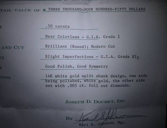 engagement / wedding band set! - $2,500 thumbnail 4