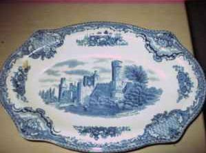johnson bros england - old britain castles platter plates - $40 thumbnail 2