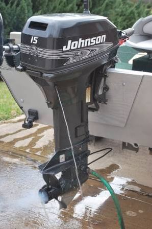 custom 14-foot monark jonboat with 2000 johnson 15 hp and trailer - $1,800 thumbnail 2