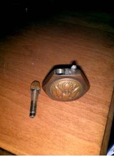 wwi trench art lighter. rare! eagle crest. usa. must see! - $125 thumbnail 4