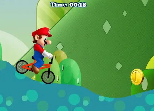 Mario Riding Bike
