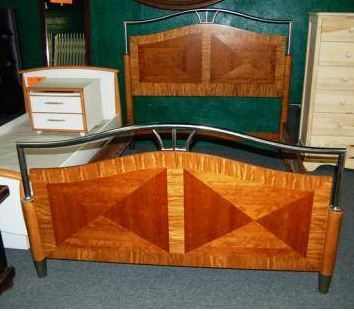 bedroom set: queen bed two night stands, one cabinet - $325 thumbnail 2