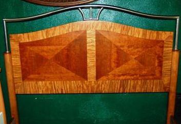 bedroom set: queen bed two night stands, one cabinet - $325 thumbnail 3