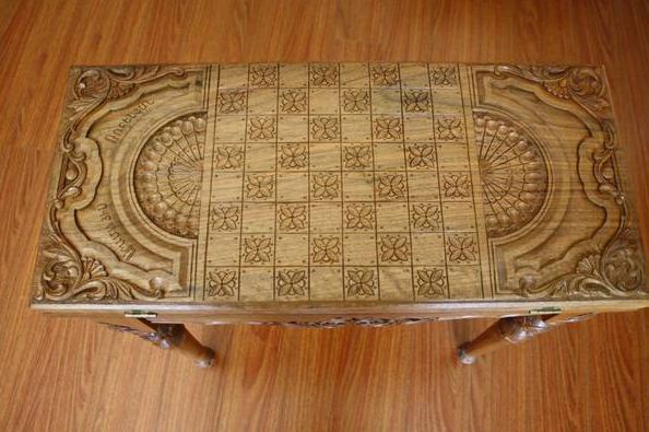 backgamon set *hand made* - $2,250 thumbnail 3