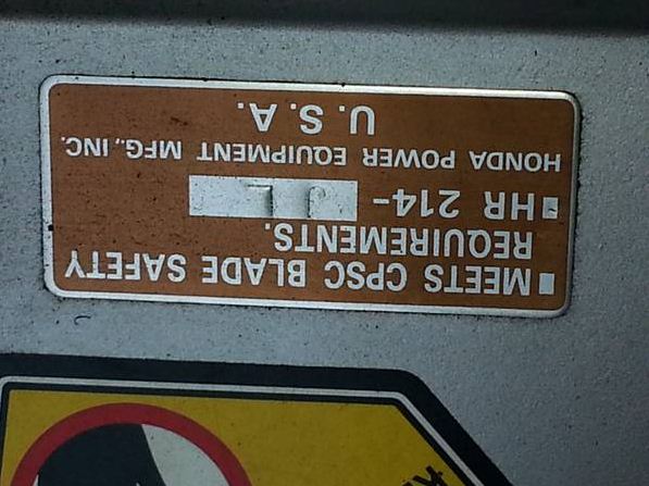 honda commercial lawnmower - $550 thumbnail 3