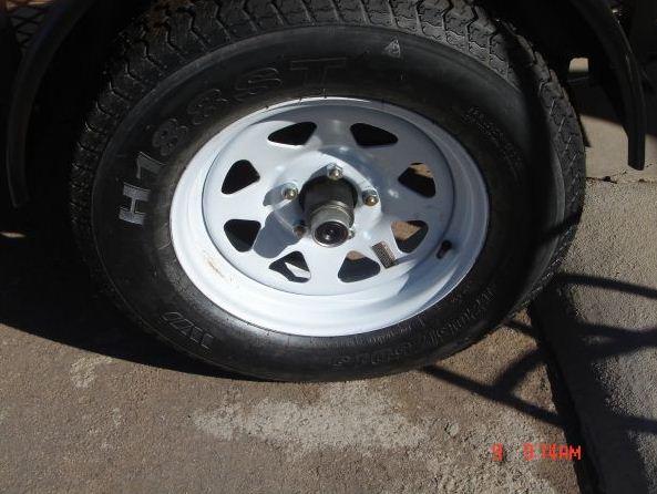 4x8 utility trailer - $1,075 thumbnail 4