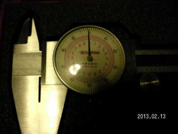accupro 8 inch.& m-m dial calipers - $35 thumbnail 2