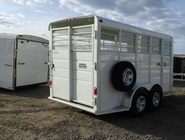 2011 calico 16' stock trailer - $5,999 thumbnail 2