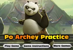 Po Archery Practice