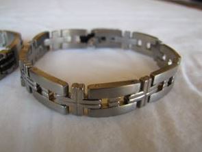 mens new titanium bracelets - $35 thumbnail 3