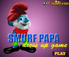 Smurf Papa Dress Up