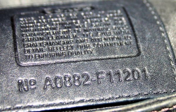 coach hampton black leather lunch book tote - $65 thumbnail 2