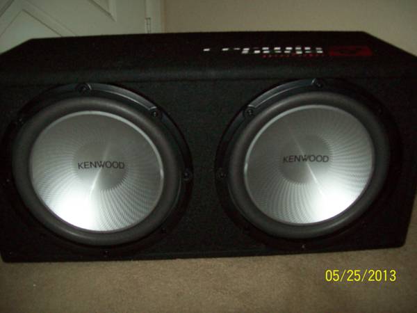 2 kenwodd 12" subs, and a verwin vega amp - $150 thumbnail 2