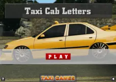Taxi Cab Letters