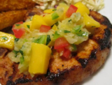 Pineapple Grilled Pork Chops