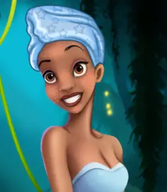 Frog Princess Tiana Spa Makeover/Dress Up