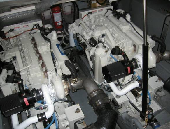 2001 searay 41 ec 2-450 hp cummins diesels - $149,000 thumbnail 3