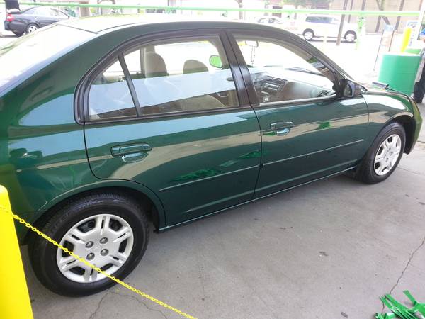 2002 honda civic sedan lx for sale!!!!great gas saver - $6,500 thumbnail 2