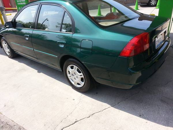 2002 honda civic sedan lx for sale!!!!great gas saver - $6,500 thumbnail 3